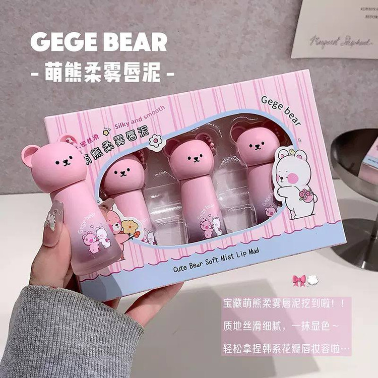 پک رژ لبهای خرسی Gege Bear