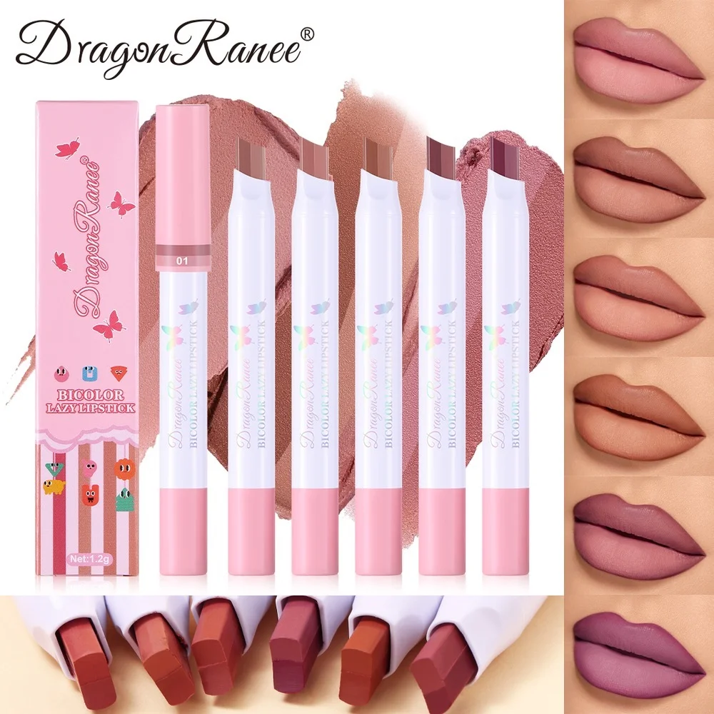 رژ لب دو رنگ DragonRanee پک 6عددی