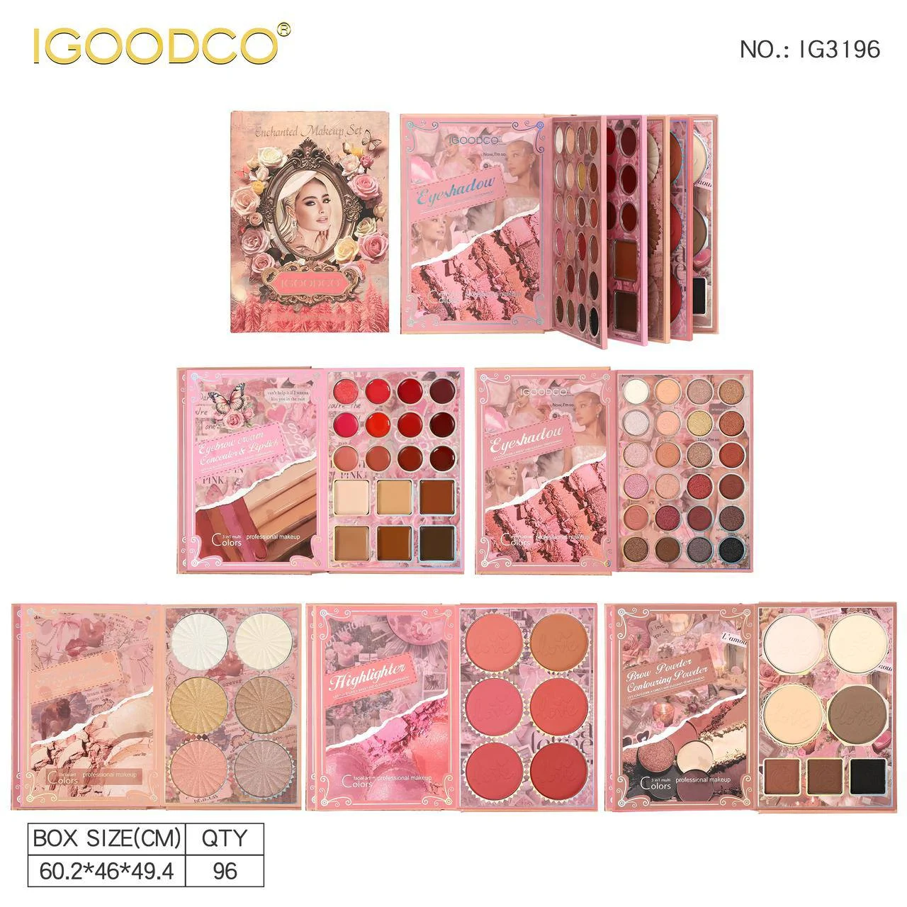 پالت آرایشی آلبومی چندکاره IGOODCO
